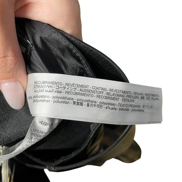 Zara Belted Faux Leather Mini‎ Skirt Black Size Small - Picture 10 of 10